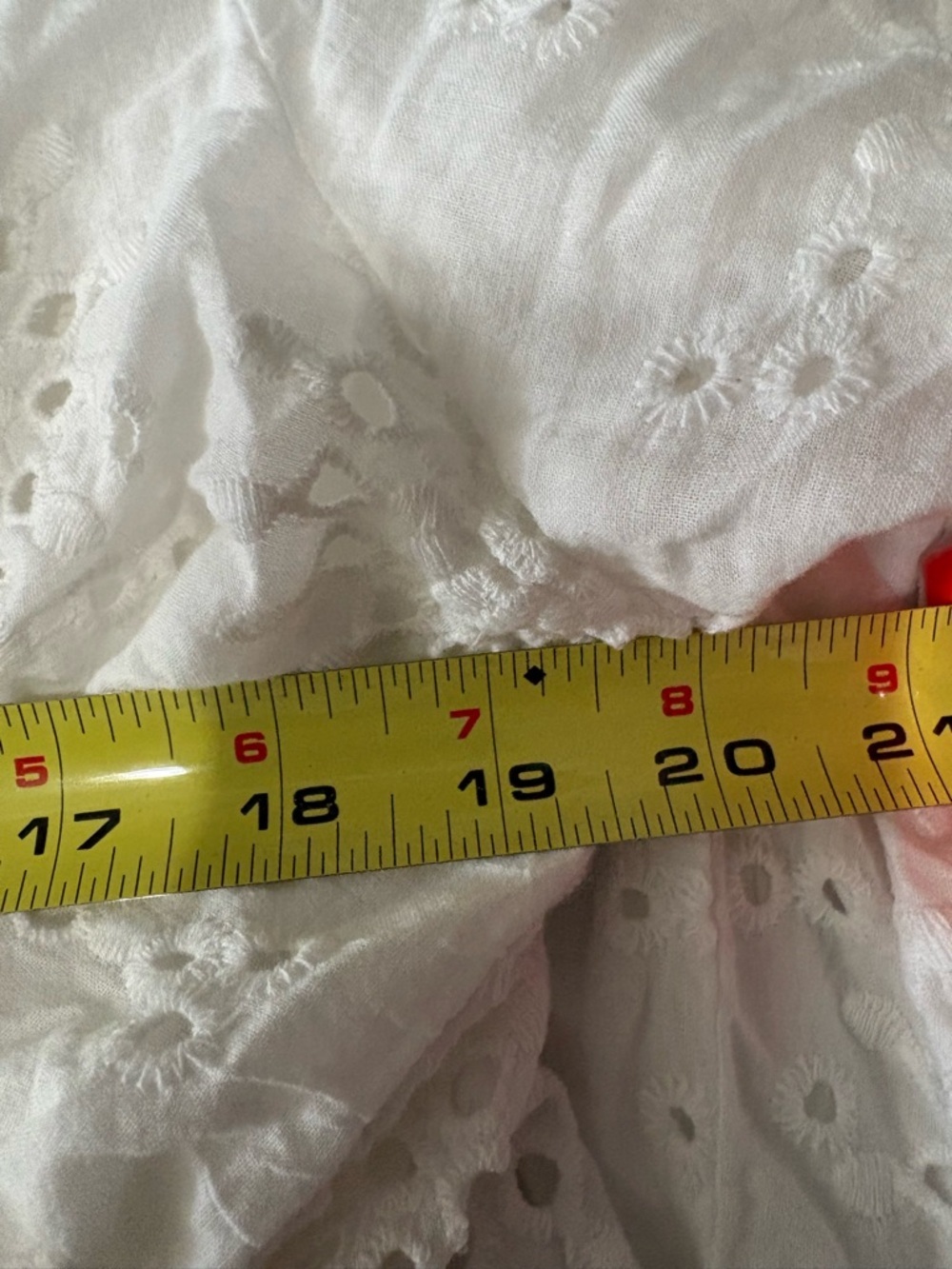 tea n rose White Eyelet Wrap-Style Midi Dress - Picture 10 of 11